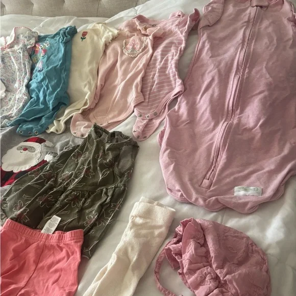 Newborn to 18 Months Baby Girl Clothing Bundle Lot - Picture 2 of 12